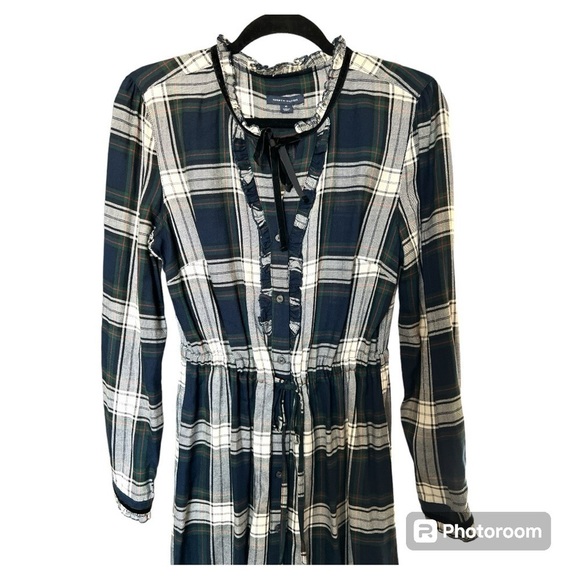 Tommy Hilfiger nwot Tartan Plaid midi dress size 10 - Picture 3 of 6